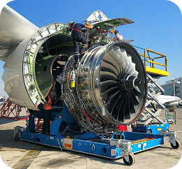Engine maintenance view
