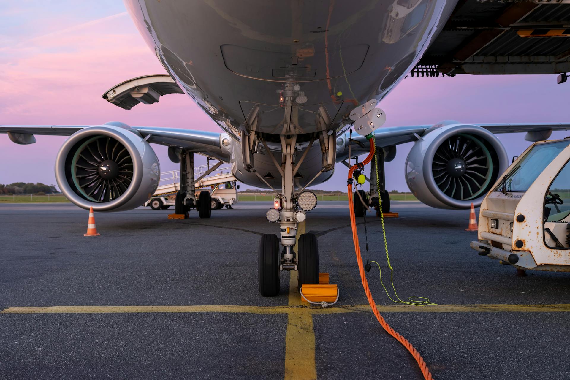 Taxiing aircraft